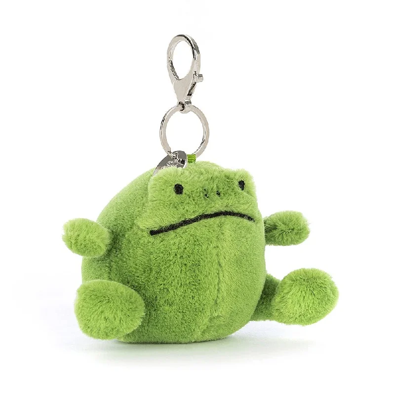 Huggable and charming Jellycat beloved by all ages.Jellycat Ricky Rainfrog Bag Charm