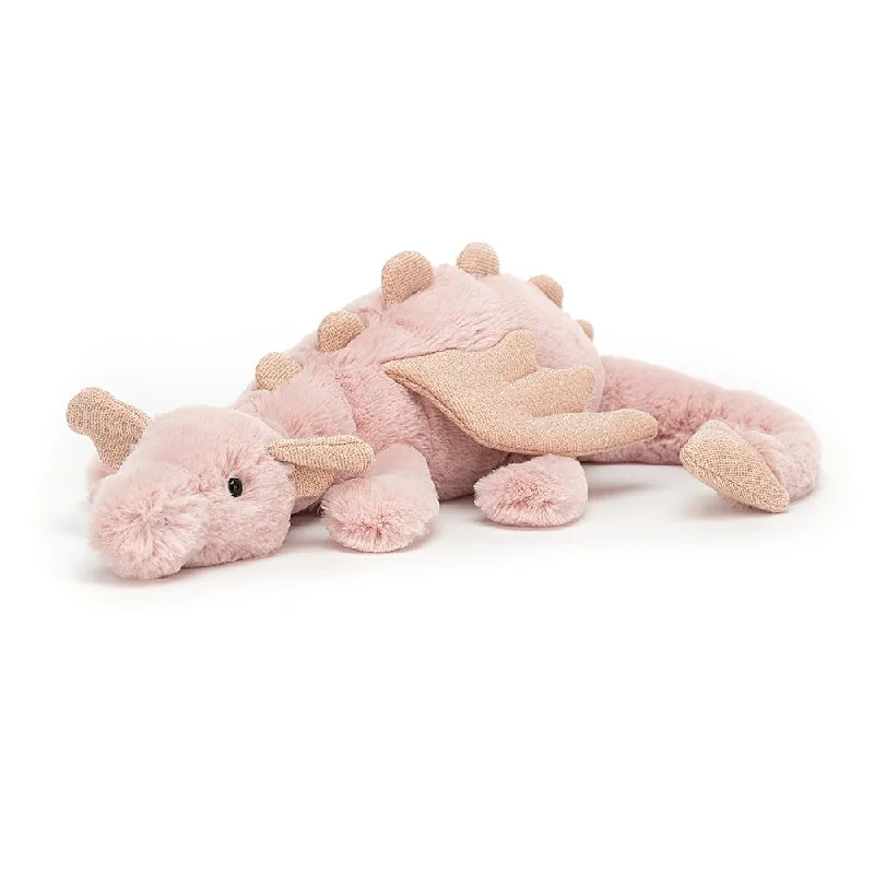 Cozy and gentle Jellycat attention to detailJellycat Little Rose Dragon