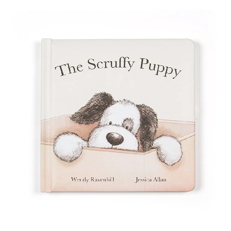 Adorable and snuggly Jellycat toysJellycat The Scruffy Puppy Book