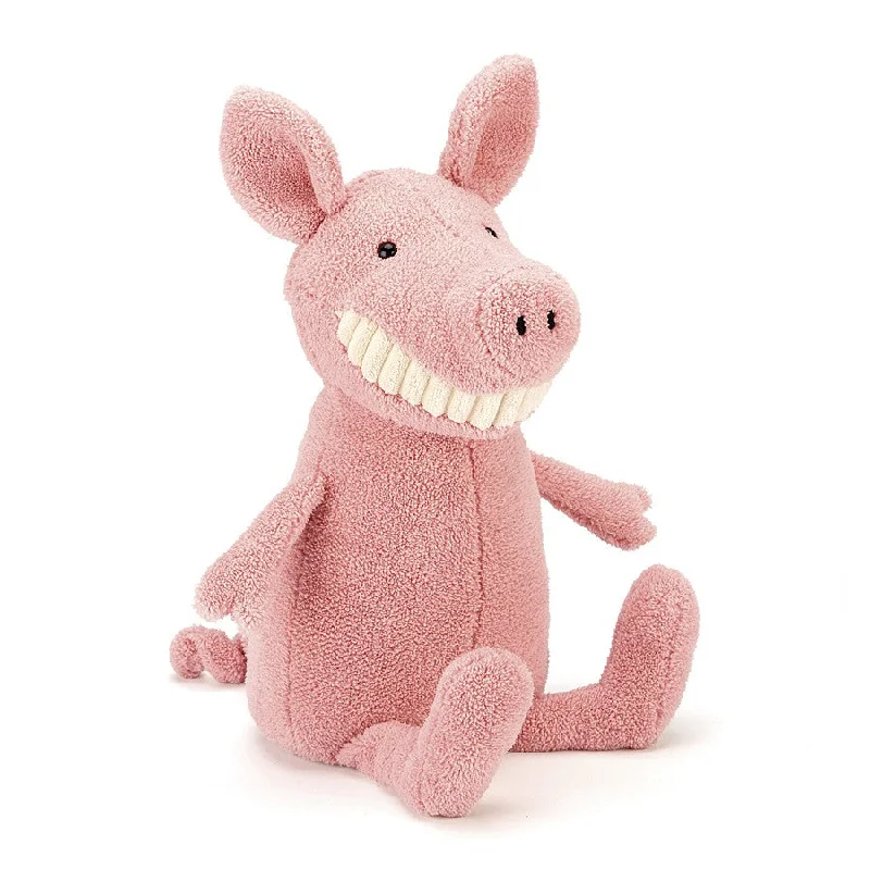 Adorable and tiny stuffed crittersJellyCat Toothy Pig - Medium H36cm