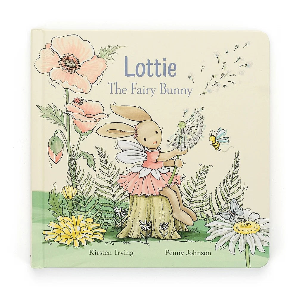 Cuddly and lovely Jellycat animalsLottie Fairy Bunny Book