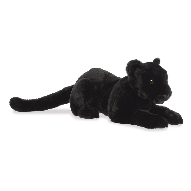 Soft and squishy plush crittersBorealis Raven Panther Soft Toy