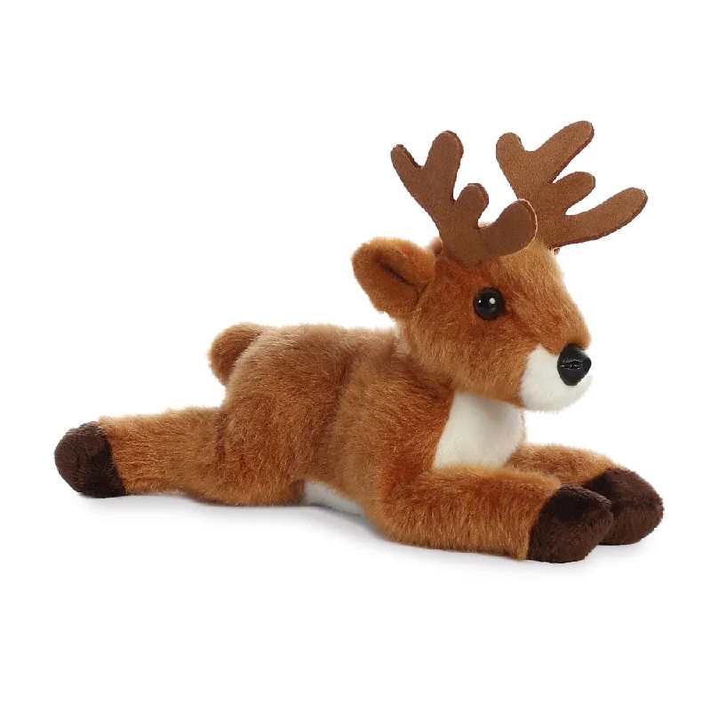 Fluffy and warm toy companionsMini Flopsies Deer Soft Toy