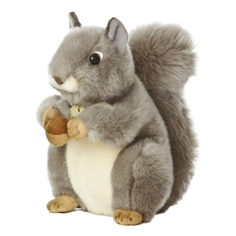 Adorable and charming plush figuresMiYoni Grey Squirrel Soft Toy