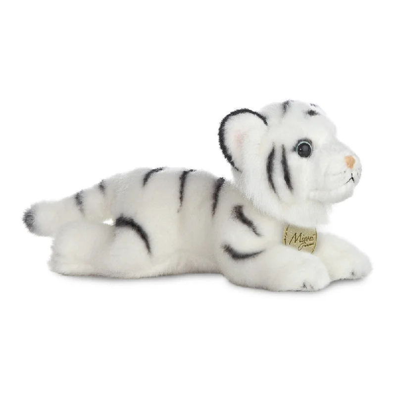 Sweet and innocent stuffed animalsMiYoni White Tiger Small Soft Toy