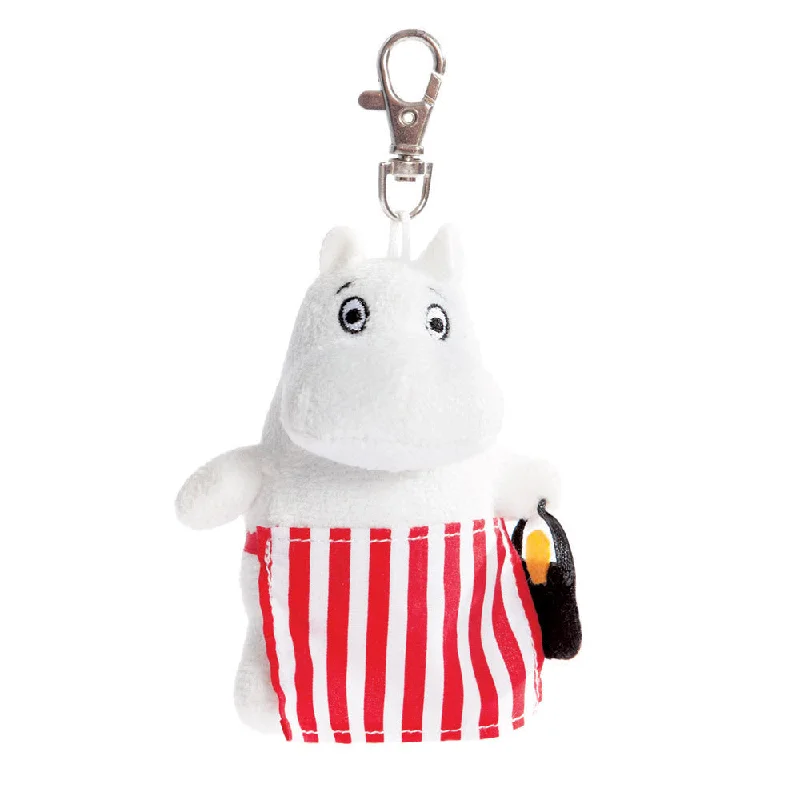 Cheerful and happy stuffed figuresMoominmamma Key Clip