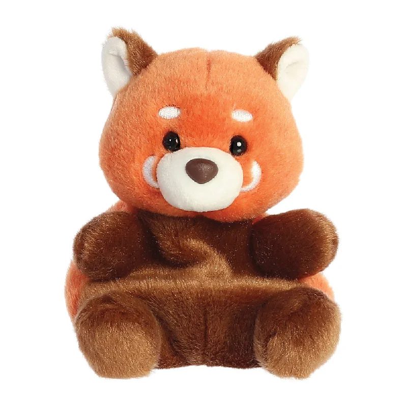 Friendly and approachable plush friendsPalm Pals Rei Red Panda Soft Toy