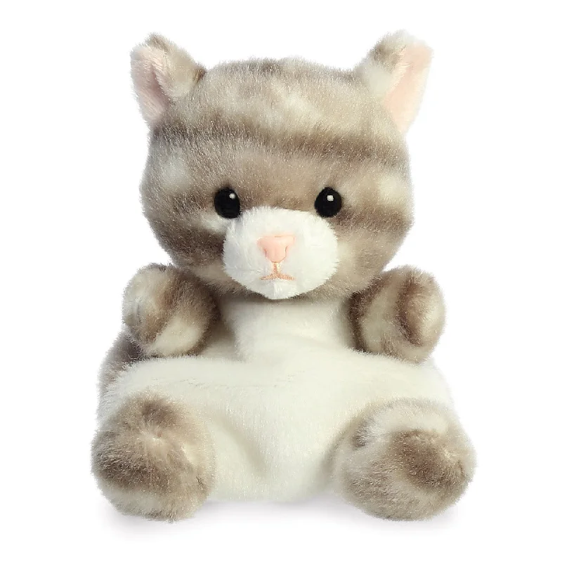Sweet and innocent stuffed animalsPalm Pals Silver Kitty Cat Soft Toy