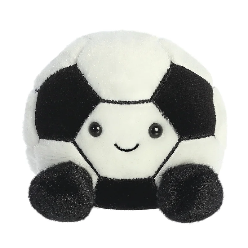 Soft and squishy plush crittersPalm Pals Striker Football Soft Toy