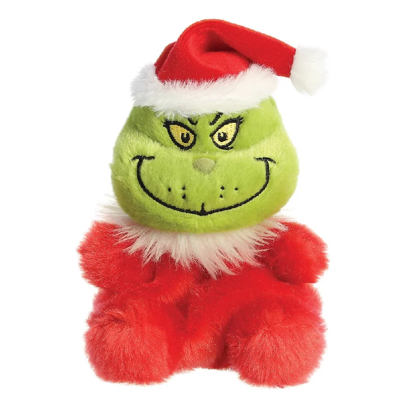 Playful and cheerful stuffed creaturesPalm Pal Santa Grinch Soft Toy