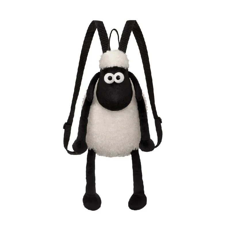 Soft and squishy plush crittersShaun the Sheep backpack
