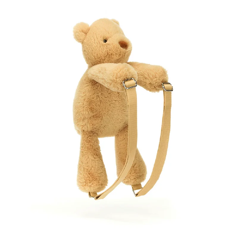 Huggable and charming Jellycat beloved by all ages.Smudge Bear Backpack