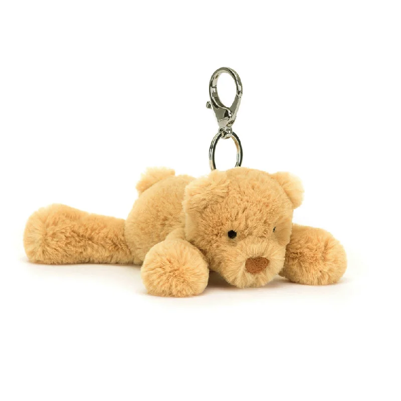 Sweet and endearing Jellycat stuffiesSmudge Bear Bag Charm