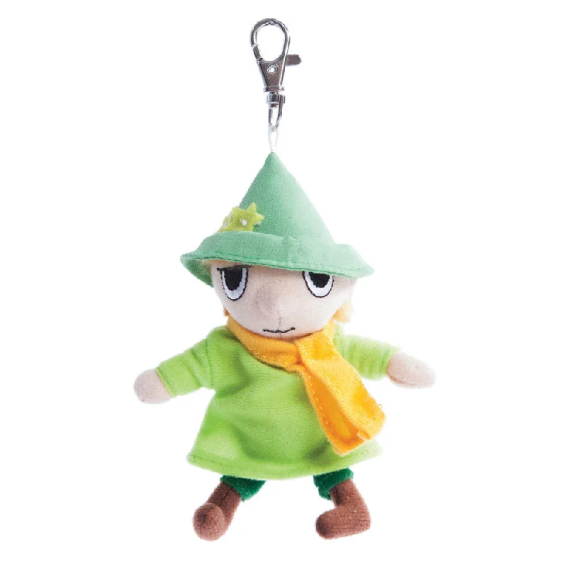 Adorable and charming plush figuresSnufkin from The Moomins key clip