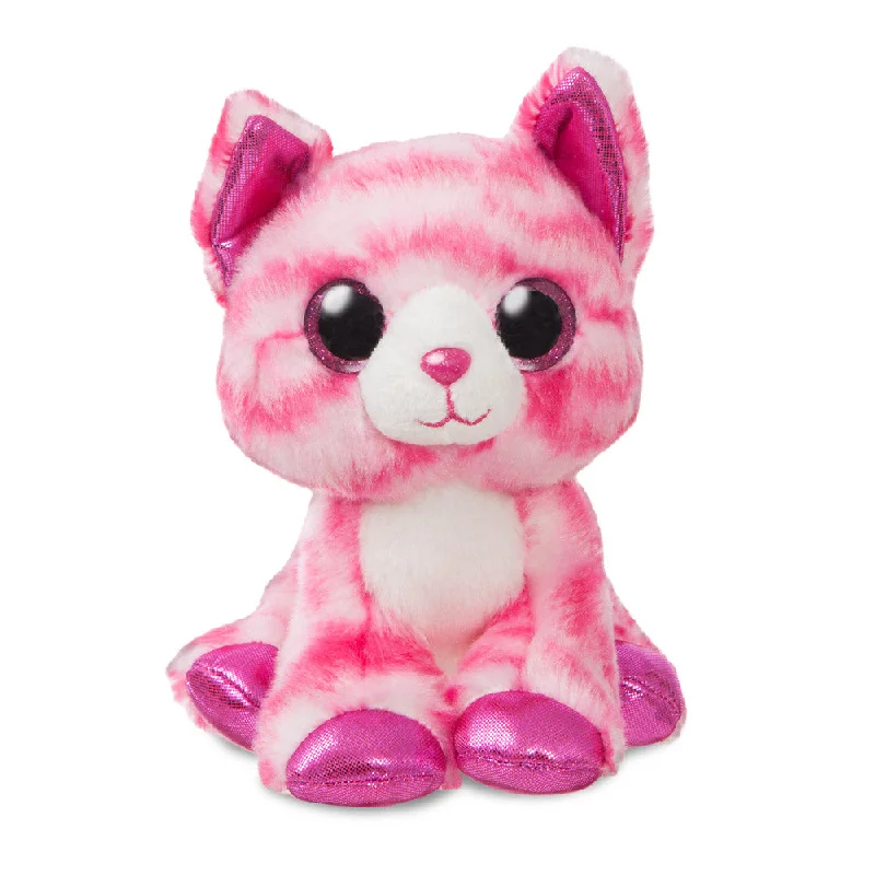 Soft and cuddly stuffed animalsSparkle Tales Crystal Pink Cat Soft Toy