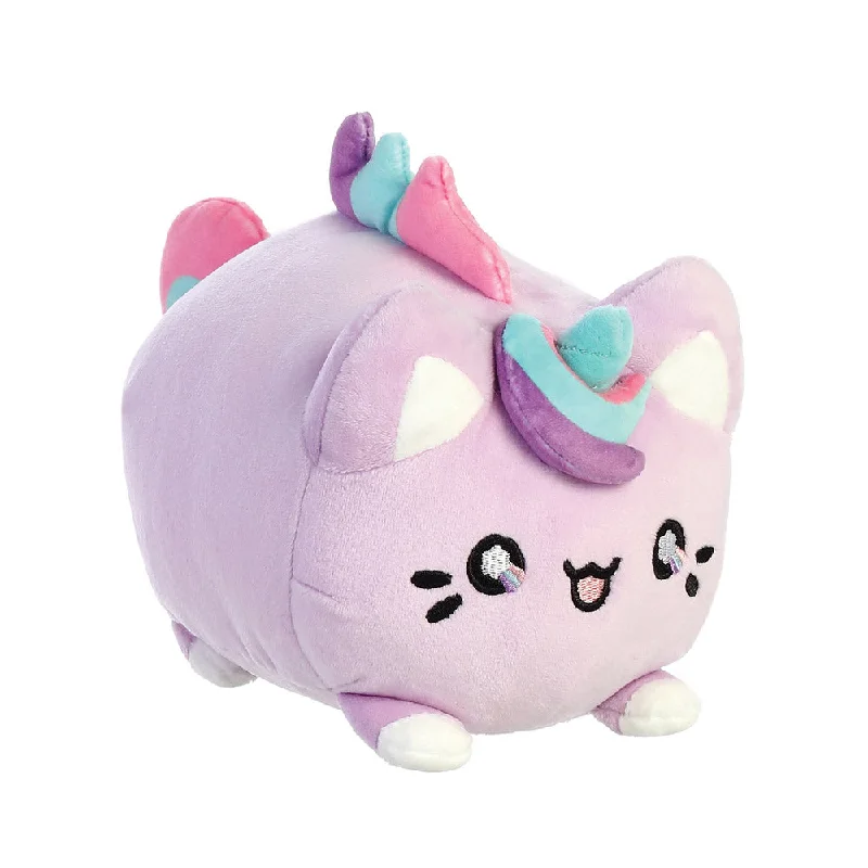 Colorful and vibrant plush creationsTasty Peach Lavender Dream Meowchi Soft Toy