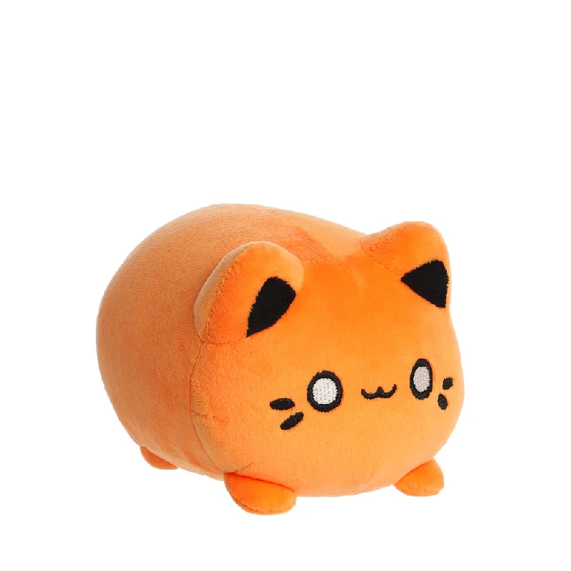Playful and cheerful stuffed creaturesTasty Peach Orange Meowchi Soft Toy