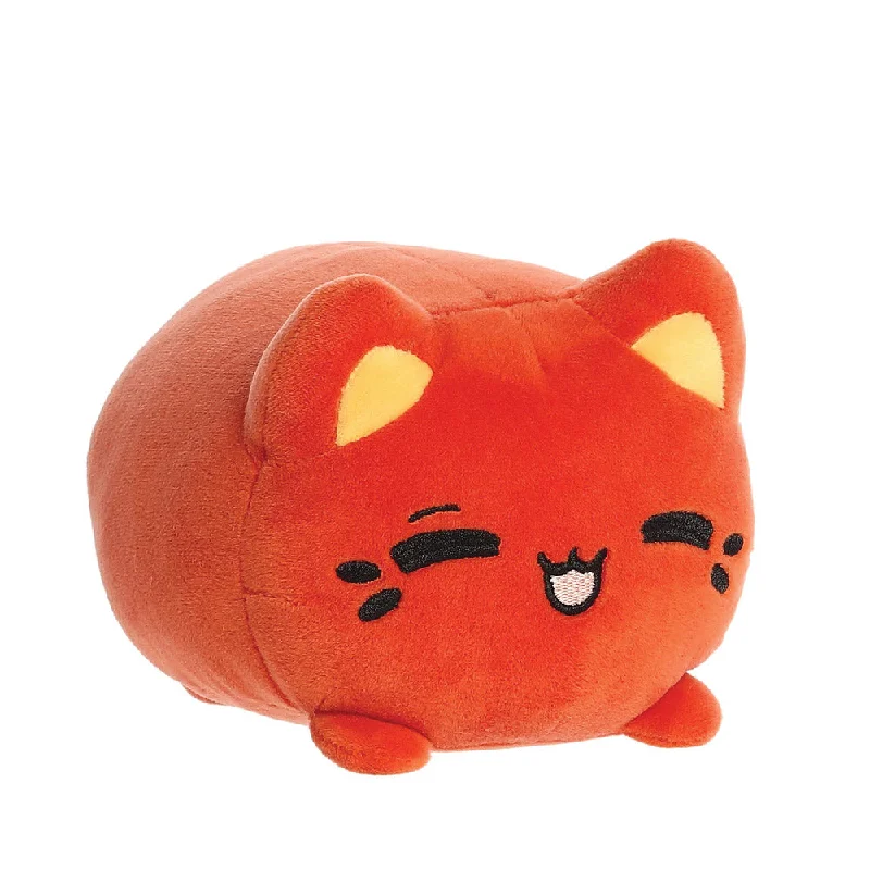 Sweet and innocent stuffed animalsTasty Peach Tea Meowchi Soft Toy