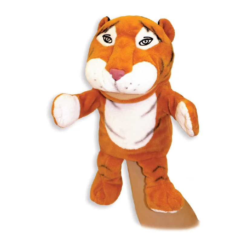Whimsical and imaginative stuffed toysThe Tiger Who Came To Tea hand puppet