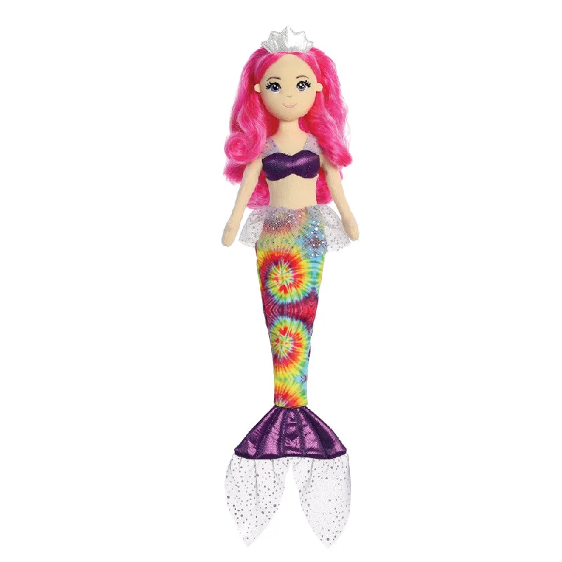 Adorable and tiny stuffed crittersTie Dye Sea Sparkles Melody Soft Toy