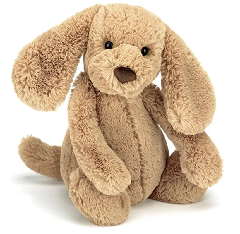 Soft and cozy Jellycat high-quality craftsmanshipBashful Toffee Puppy Medium