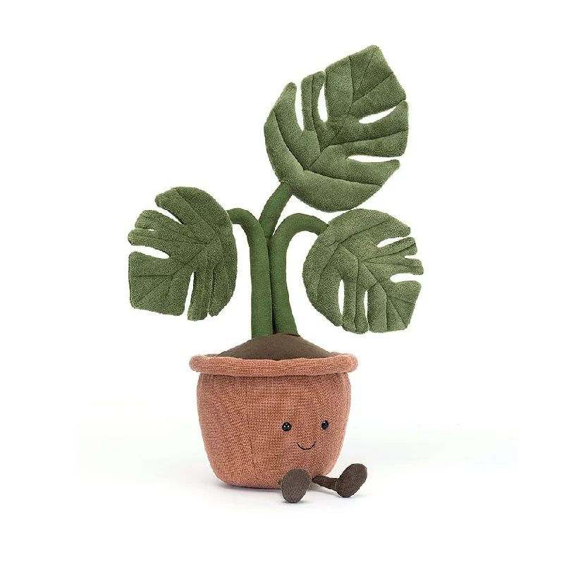Adorable and gentle Jellycat friendsA2RUB Amuseable Monstera Plant