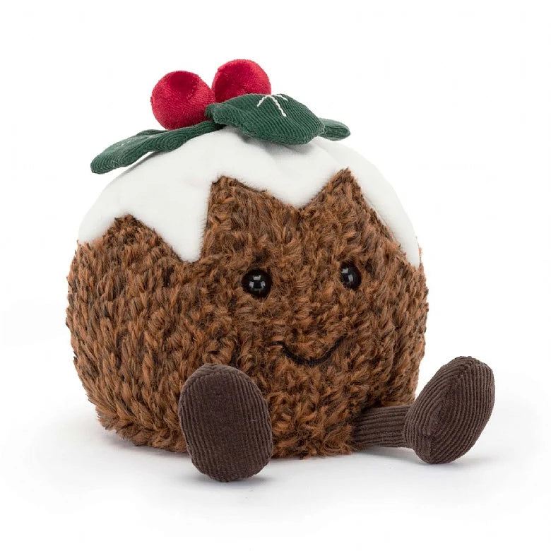 Soft and cozy Jellycat high-quality craftsmanshipA4PUD Amuseable Christmas Pudding