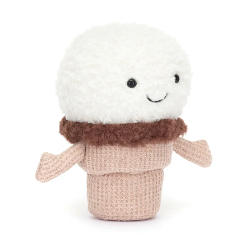 Fluffy and comforting Jellycat superior materialsA6ICE Amuseables Ice Cream Cone