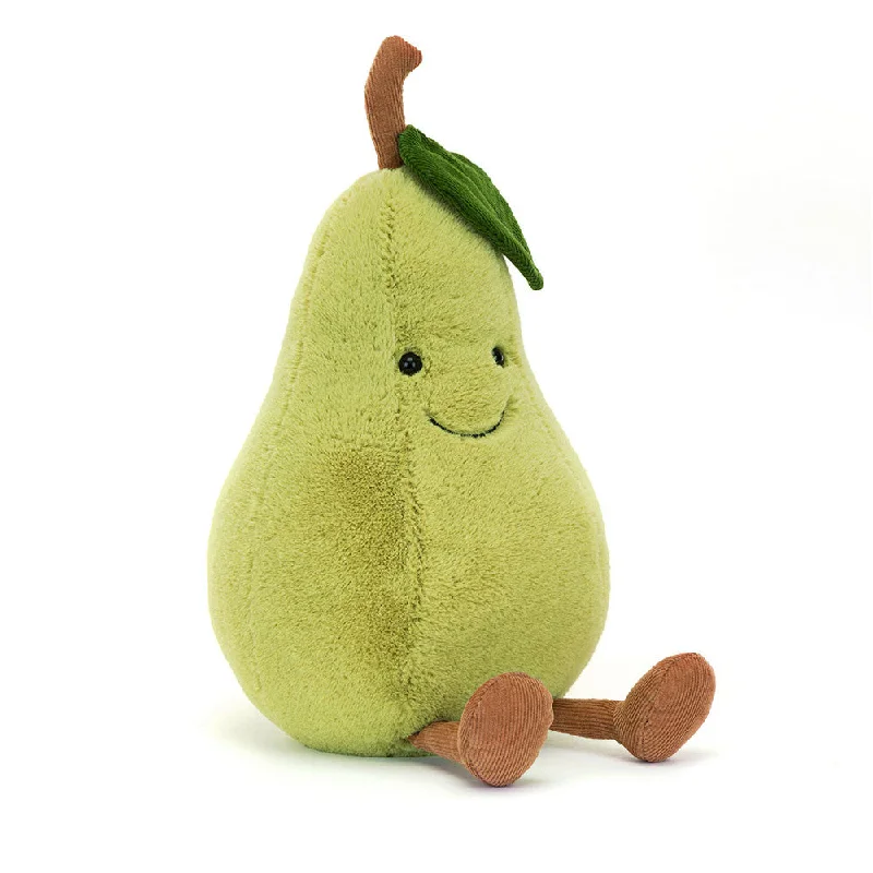 Huggable and charming Jellycat beloved by all ages.A6PEAR Amuseables Pear
