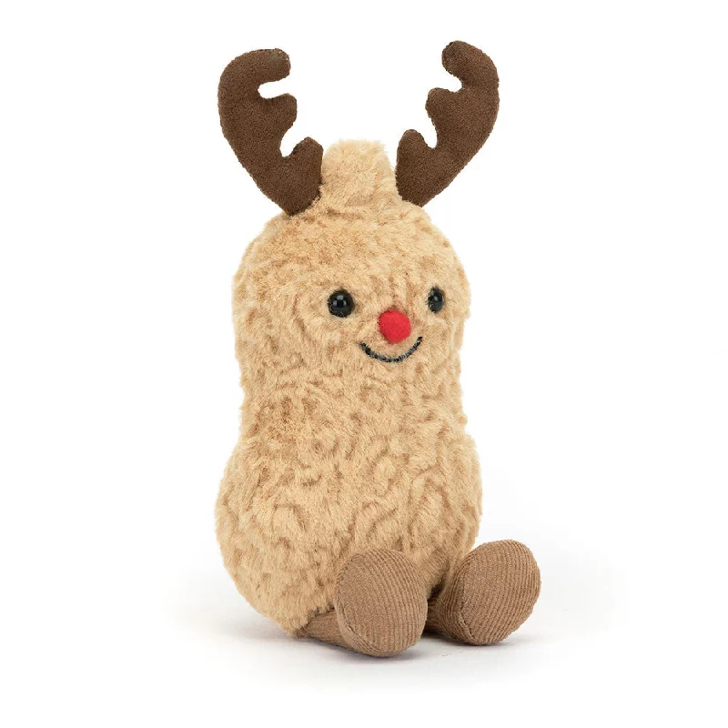Adorable and plush Jellycat emotional support friendsA6PRD Amuseable Peanut Reindeer
