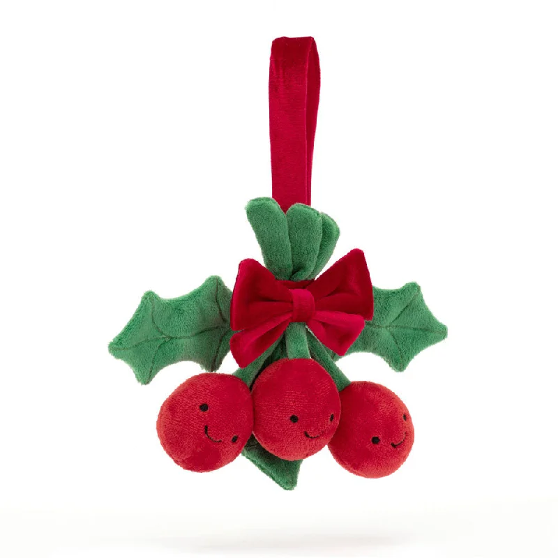 Cuddly and snuggly Jellycat snuggle partnersAmuseables Red Holly