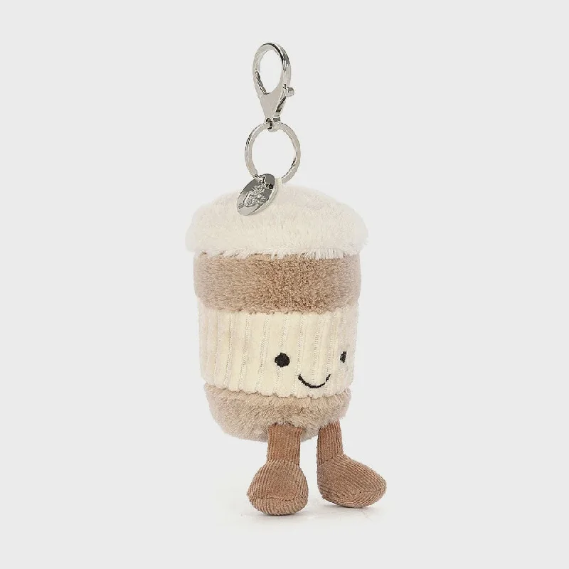 Adorable and plush Jellycat emotional support friendsBag Charm Amuseable Coffee-To-Go Adorable and plush Jellycat emotional support friendsBag Charm Amuseable Coffee-To-Go