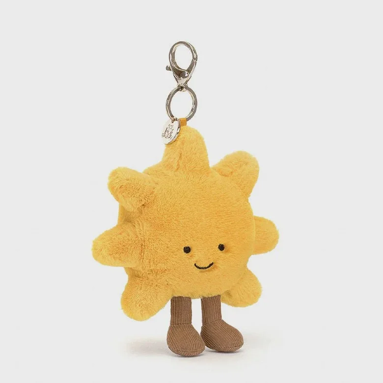 Fluffy and comforting Jellycat superior materialsBag Charm Amuseable Sun