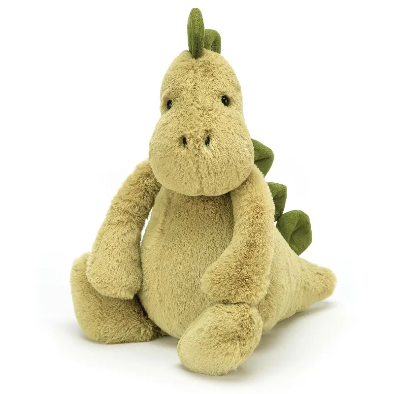 Fluffy and comforting Jellycat superior materialsBashful Dino Medium