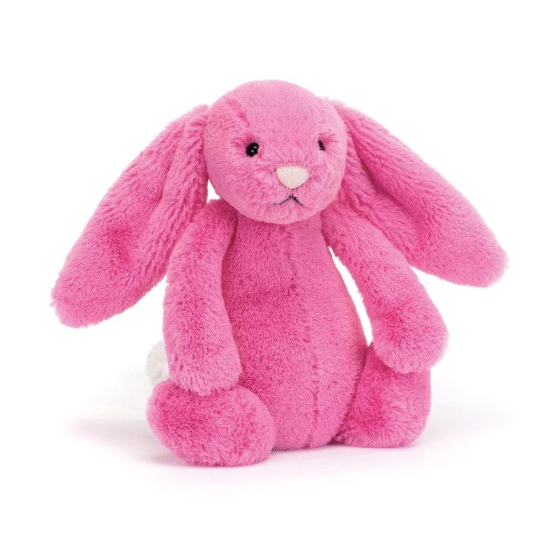 Huggable and sweet Jellycat all-around favoritesBashful Hot Pink Bunny Small