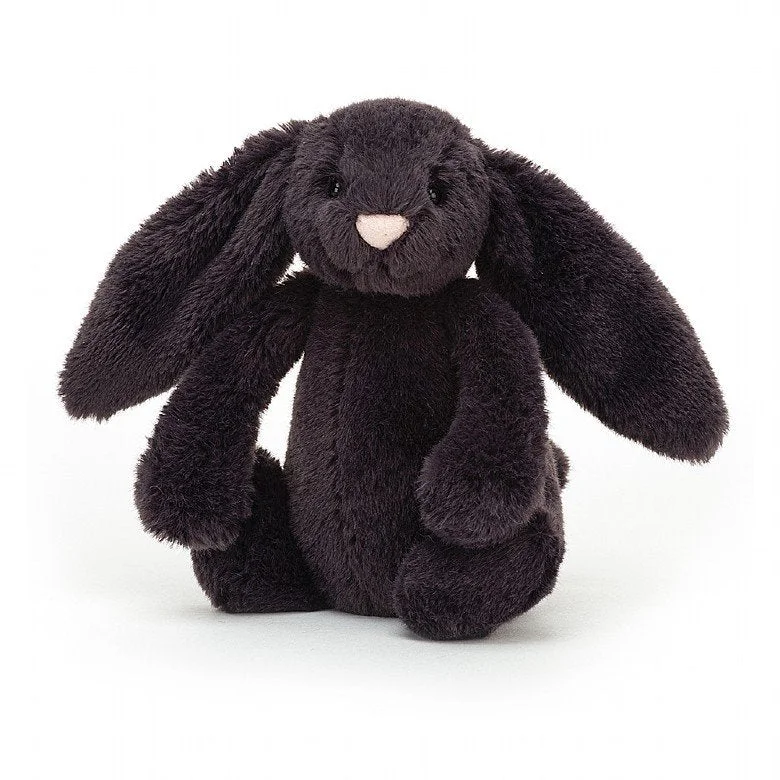 Fluffy and comforting Jellycat superior materialsBashful Inky Bunny Small