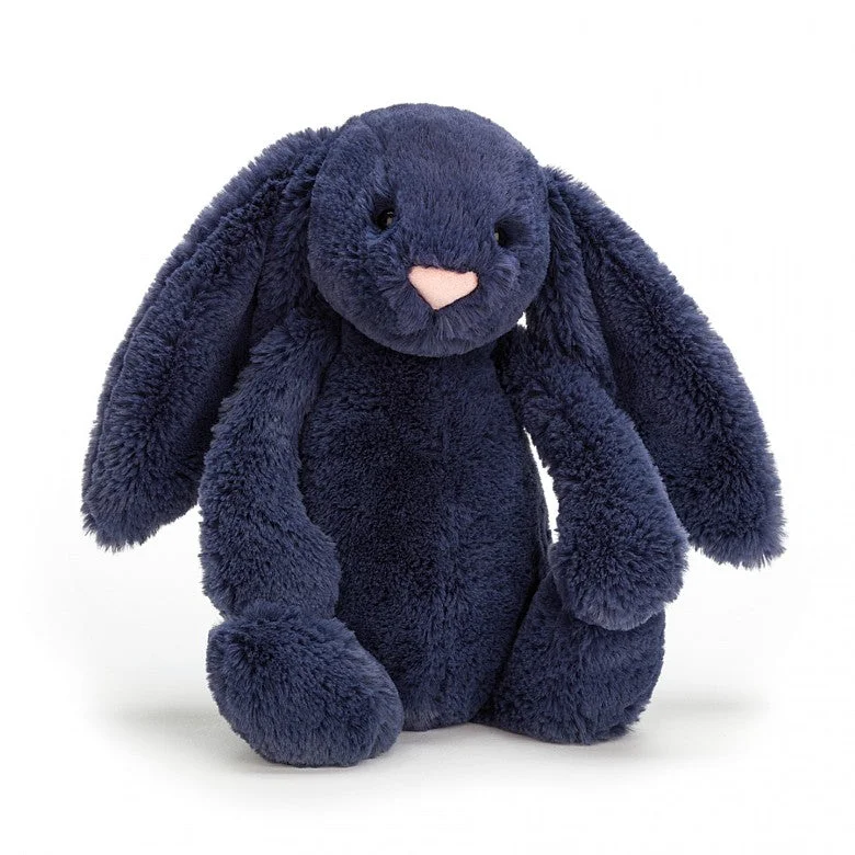 Soft and charming Jellycat designsBashful Navy Bunny Small - (Discontinued)