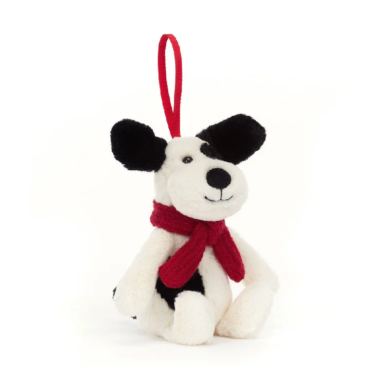 Huggable and charming Jellycat beloved by all ages.Bashful Puppy Ornament