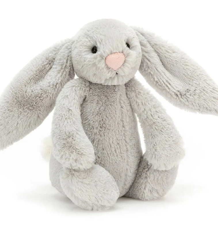 Huggable and sweet Jellycat all-around favoritesBashful Silver Bunny Small