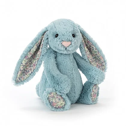 Cuddly and delightful Jellycat naptime buddiesBlossom Aqua Bunny Medium (Discontinued) Cuddly and delightful Jellycat naptime buddiesBlossom Aqua Bunny Medium (Discontinued)