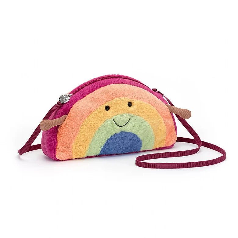 Soft and endearing Jellycat plushiesAmuseable Rainbow Bag Jellycat