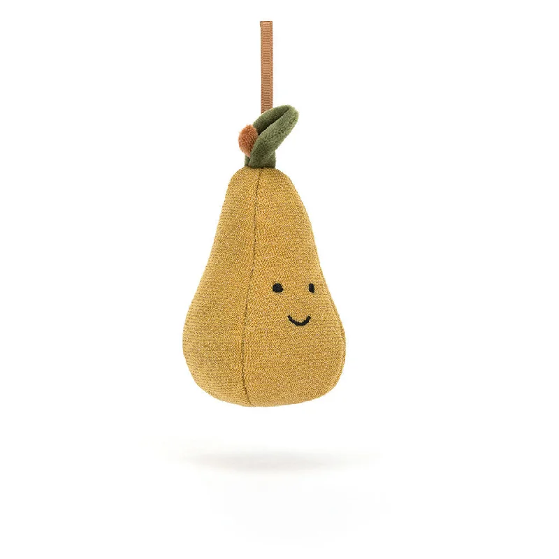Huggable and comforting Jellycat creationsFestive Folly Pear Ornament