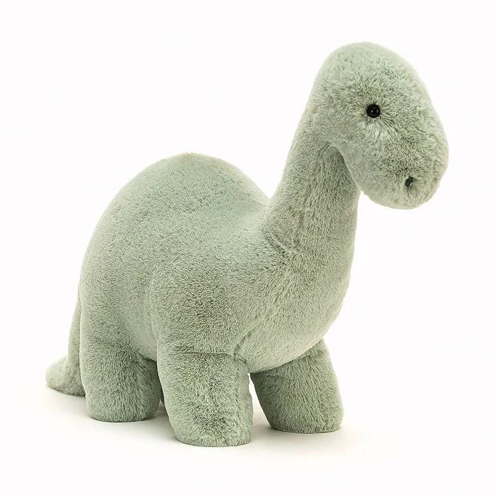 Adorable and gentle Jellycat friendsFossilly Brontosaurus Medium