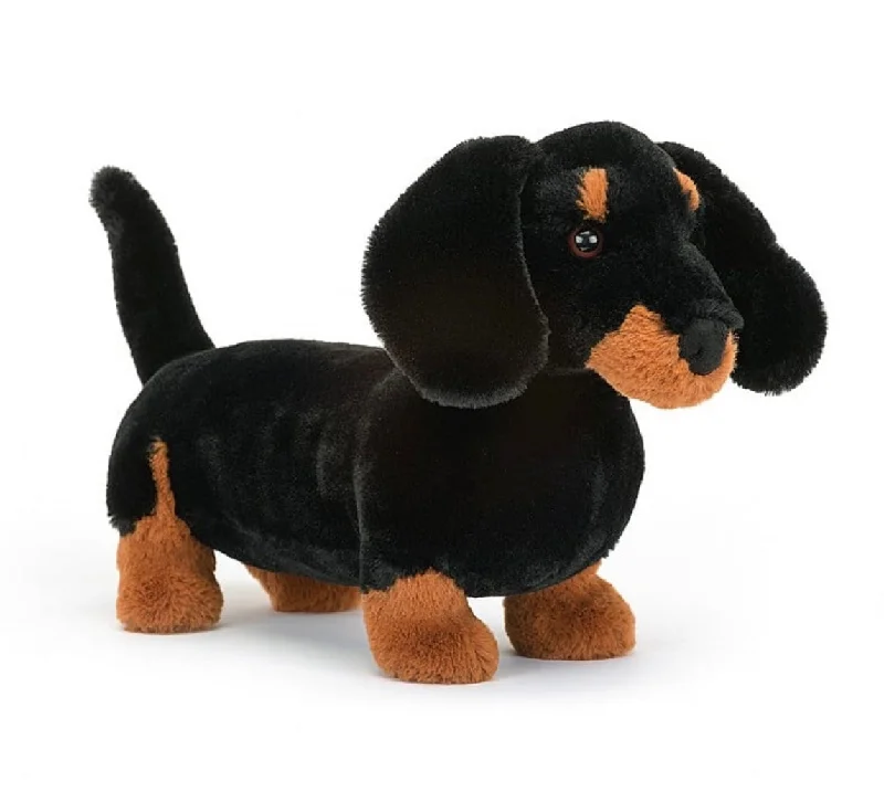 Fluffy and charming Jellycat itemsFreddie Sausage Dog Large