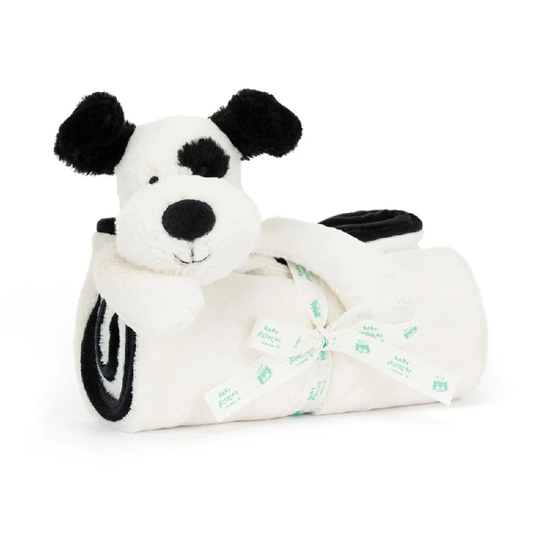 Adorable and snuggly Jellycat toysJellycat Bashful Black & Cream Puppy Blanket