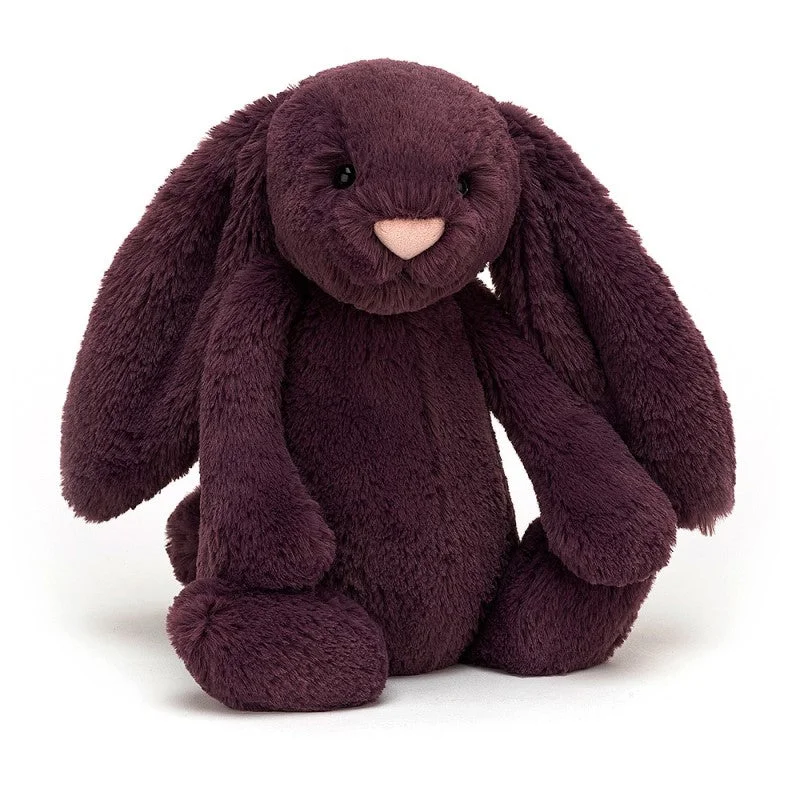 Cuddly and endearing Jellycat timeless appealJellycat Bashful Bunny Plum Medium