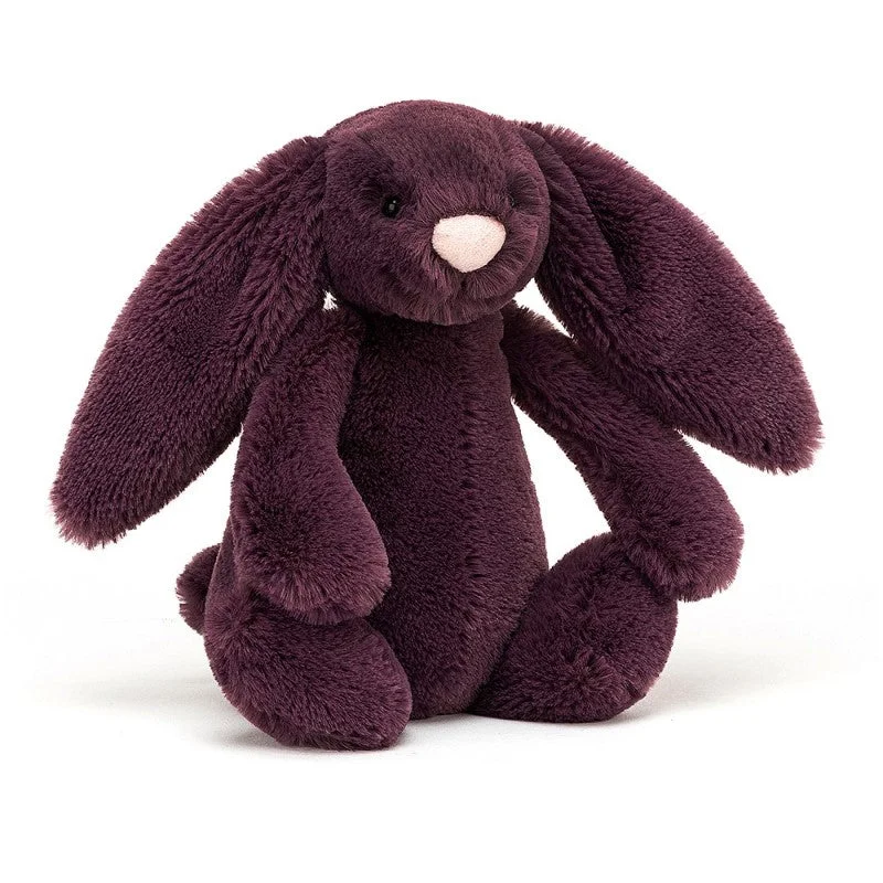 Adorable and plush Jellycat emotional support friendsJellycat Bashful Bunny Plum Small