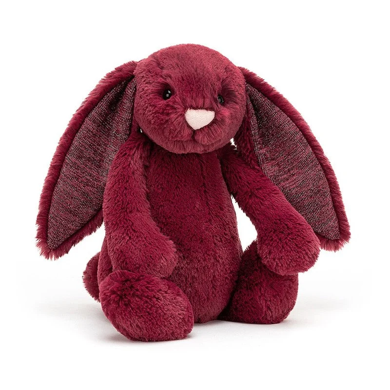 Adorable and gentle Jellycat friendsJellycat Bashful Bunny Sparkly Cassis Small