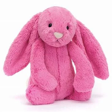 Cuddly and delightful Jellycat naptime buddiesJellycat - Bashful Hot Pink Bunny