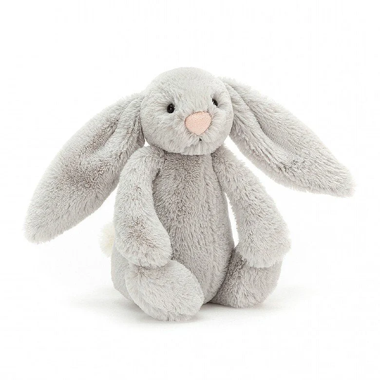 Soft and charming Jellycat designsJellycat Bashful Silver Bunny Small